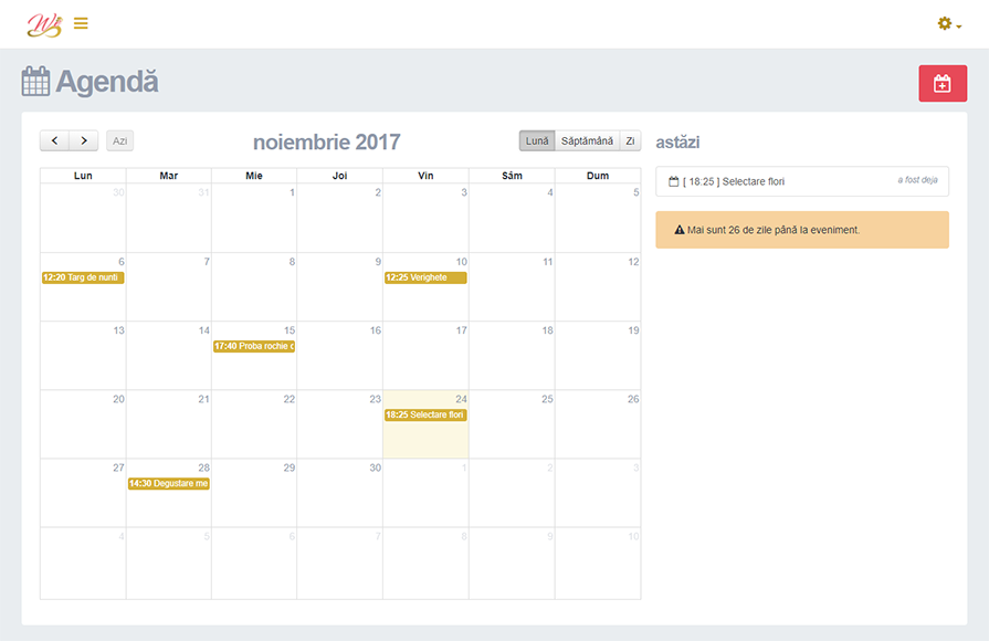 Agenda / calendar